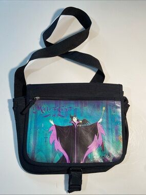 Disney Villains nylon satchel  bag featuring Maleficent and the Evil Queen